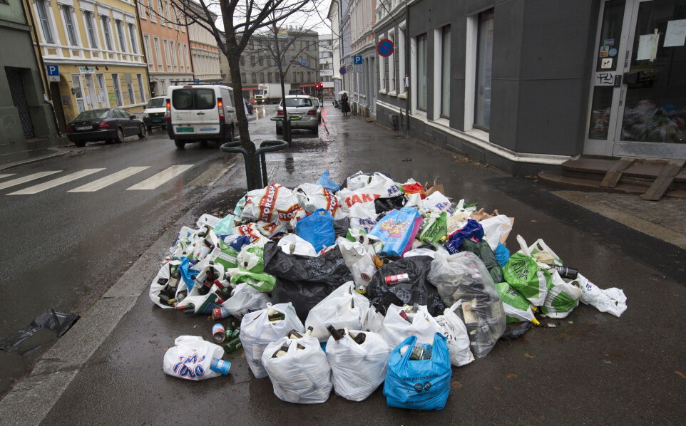 Veinero hadde en periode ansvar for søppeltømmingen i Oslo. Bildet er fra 2016. Foto: Terje Bendiksby, NTB Scanpix