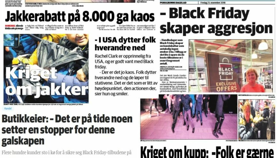 Black Friday skaper aggresjon og kaos også i Norge. Nå protesterer Europiske fagforeninger i frykt for at dette går utover helse, miljø og sikkerhet for de ansatte.