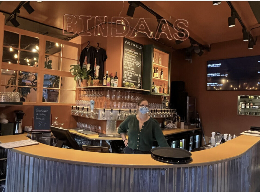 Frida Sofie Jansen, daglig leder hos Bindaas bar i Torggata. Frida Sofie Jansen, daglig leder hos Bindaas bar i Torggata.